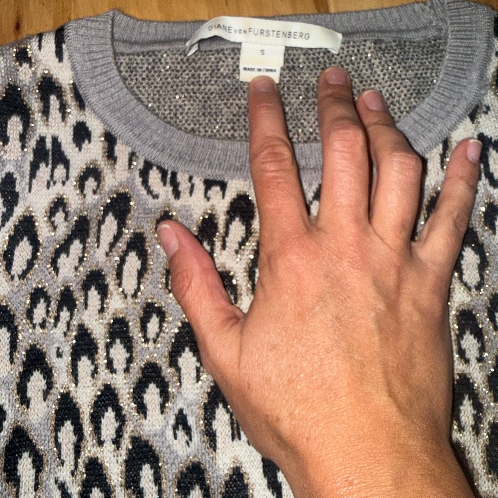 Diane von Furstenberg (DVF) Leopard Sweater